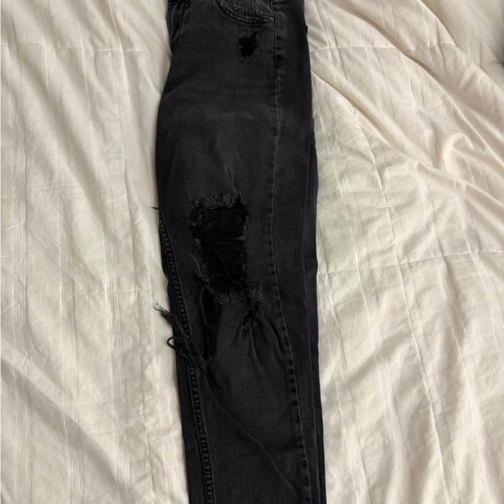 Wild Fable Charcoal Distressed Jeans